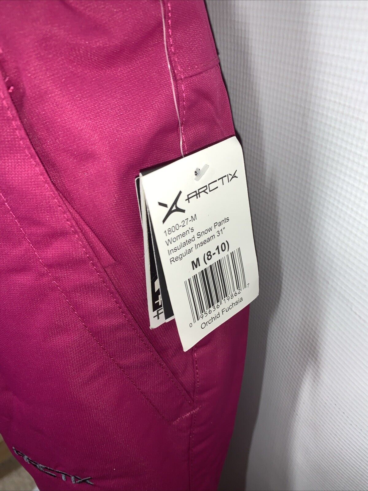 Arctix Thermal Long Snow Pants Fuchsia Medium 8-10 31 Inseam Pink 1800-27-M