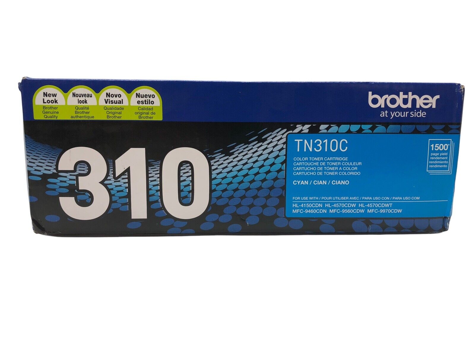 Brother 310 TN310C Cyan Standard Yield Color Toner Cartridge 1500 Page Yield