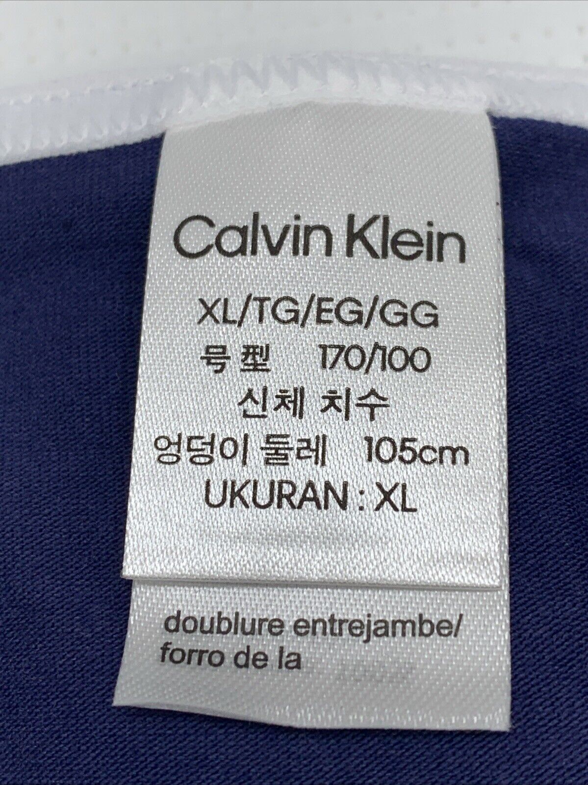 Calvin Klein 239028 Womens Cotton Stretch Logo Bikini Panty Brief 5 Pack Size XL