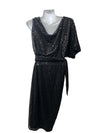 GRACE KARIN Women's Sequin Sparkly Glitter Party Club Dress One Shoulder Size XL