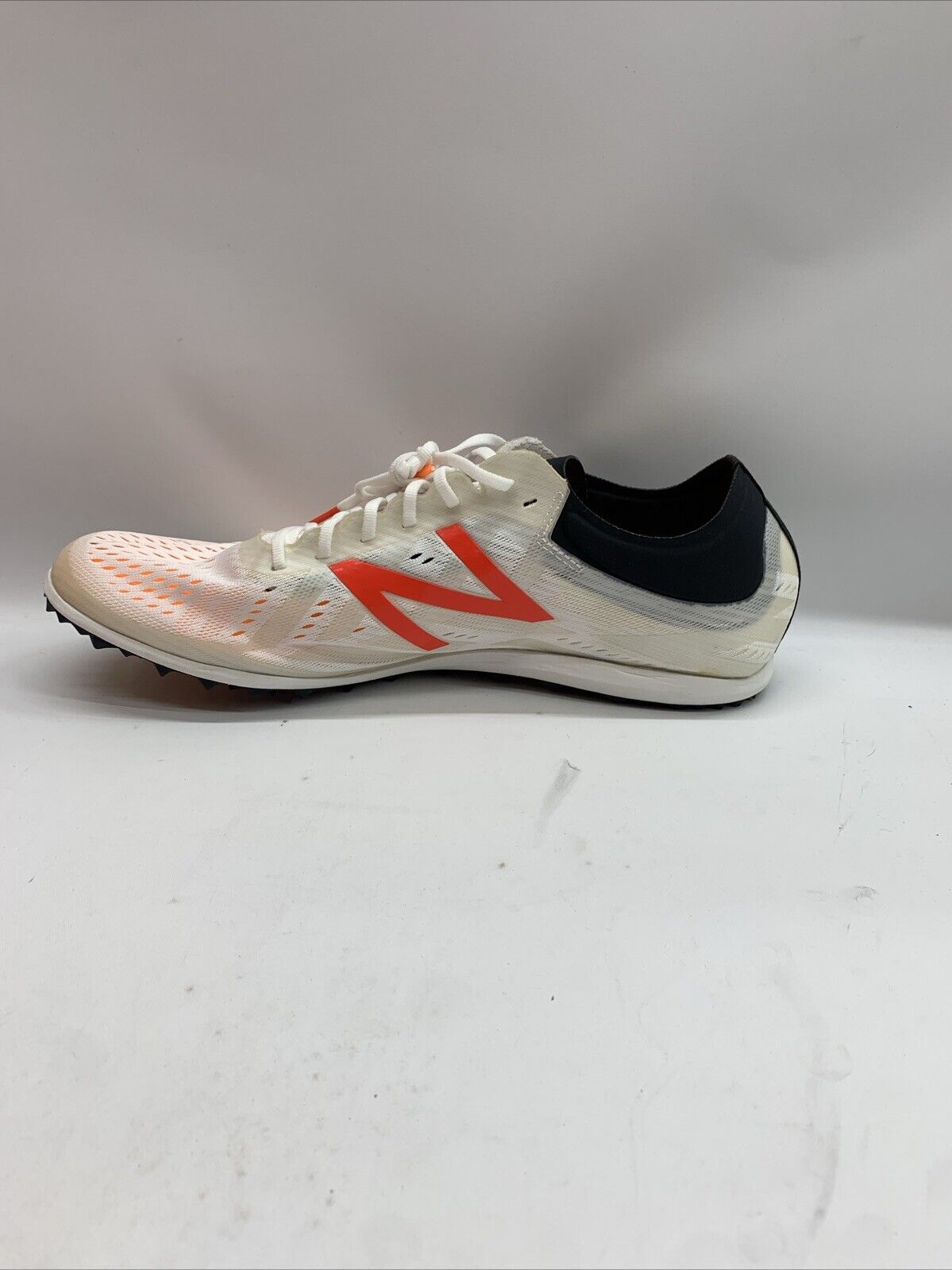 New Balance LD5000 V5 Track Spikes White Running Shoes Men Lace-up Size 12.5D