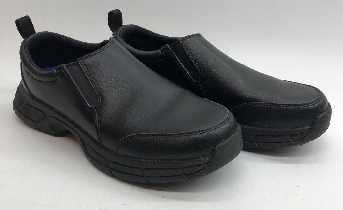 Shoes for Crews Walker Sneaker Shoes Black Heel Pull Loop Slip On Black Size 9