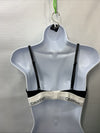 Calvin Klein Modern Cotton Lightly Lined Triangle Wireless Bralette Size L Black