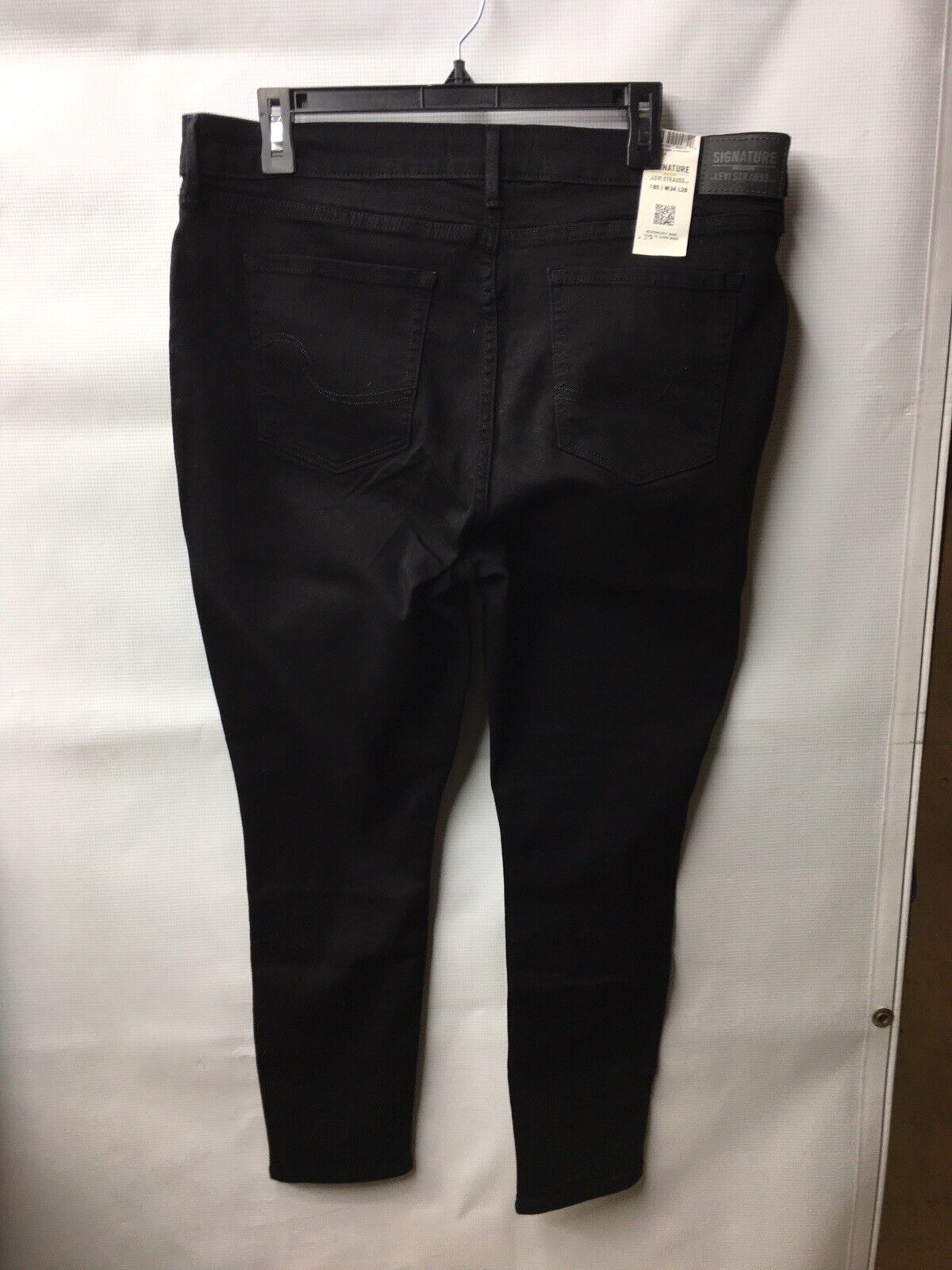 Signature by Levi Strauss & Co Women's Modern Skinny Long Pants Black Size 18.0