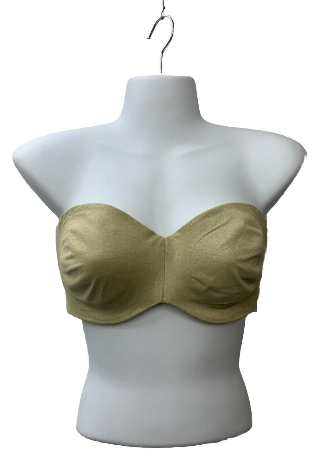 DELIMIRA Convertible Strapless Bra Unlined Underwire Minimizer Bandeau Nude 32DD