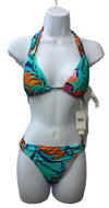 Sunshine 79 Women's Triangle Halter Bikini Swimsuit Top 2-Piece Size 4 SN4HT80