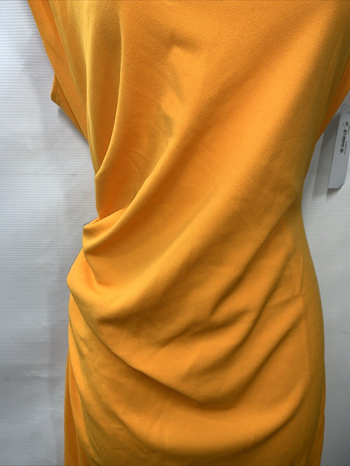 Donna Morgan Women's Sleek and Sophisticated Crepe Dress Yellow 12 Sleeveless