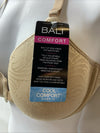 Bali Comfort Revolution Front Close Bra Underwire DF3P66-E8V Nude Color Size 36C