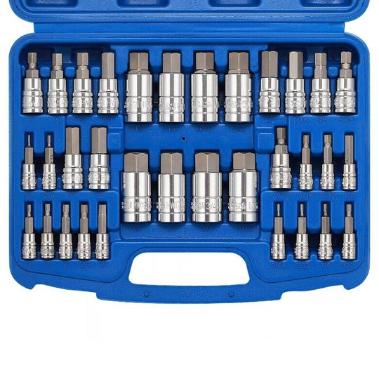 33PCS Hex Bit Socket Set, 1/4