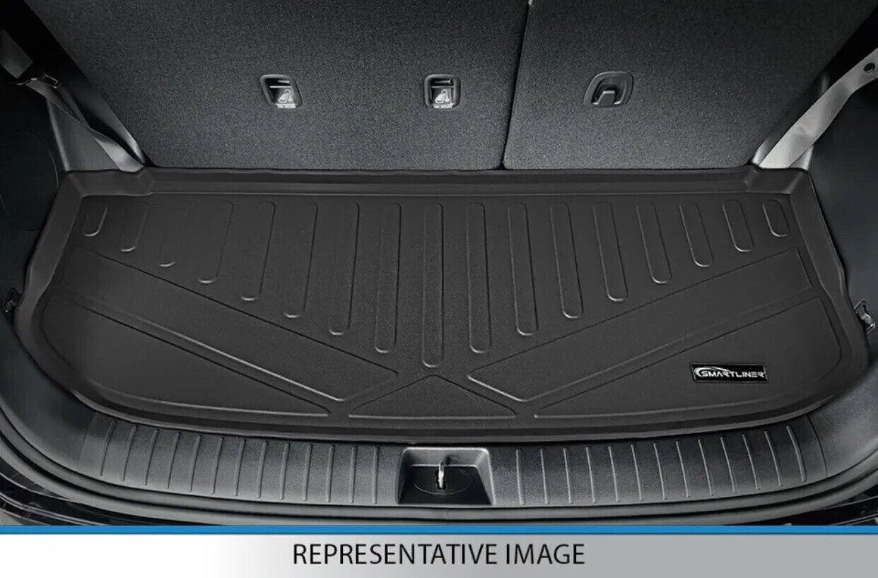 SMARTLINER Custom Fit Cargo Trunk Liner Mat Black for 2020-2021 Kia Telluride