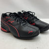 Puma Tazon 6 193611-01 Womens Black Red Athletic Shoes Size 9 Lace-up Sneaker