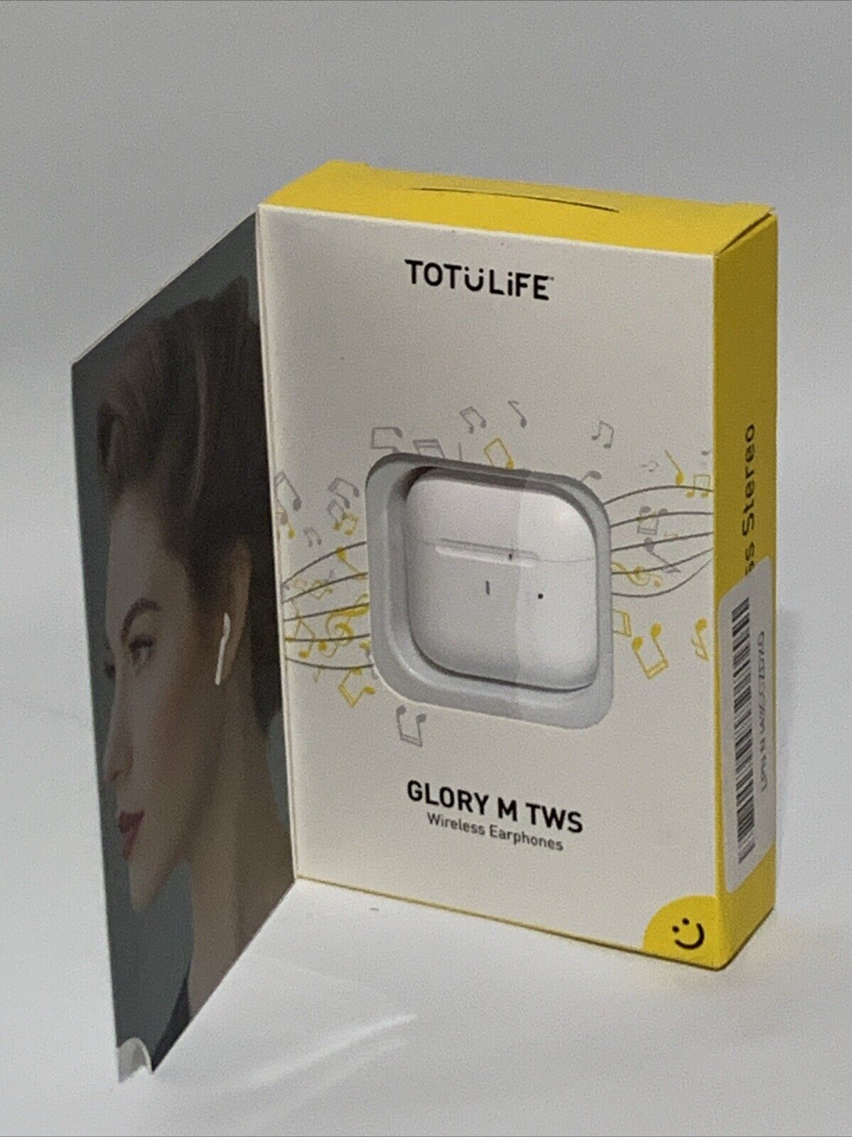 TOTULIFE Glory Series TWS M Wireless Earphones - White Wireless Earbuds Smart