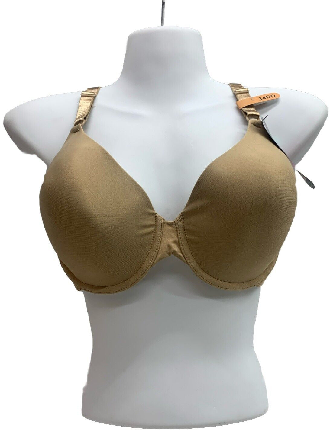 Maidenform Women’s One Fab Fit T-Shirt Bra Beige 07959 Size 34DD Underwired