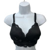 MOMANDA Nursing Bras for Breastfeeding Smoothing Lace Nursing Bra Size 40B Black