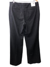 Calvin Klein Womens Black Trouser Dress Long Pant Classic Fit Flat Front Size 14