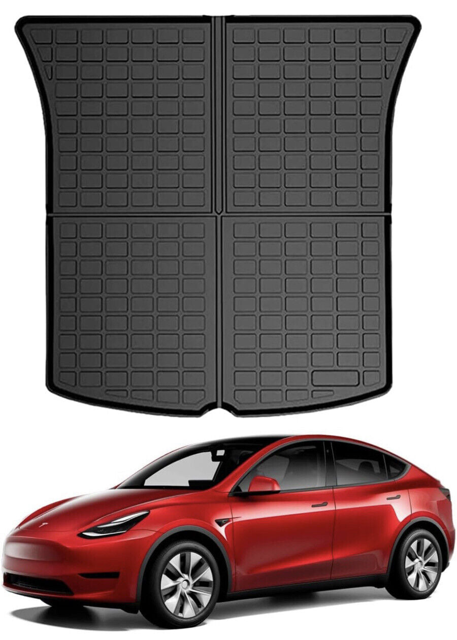 KIKIMO Tesla Model Y Trunk Mat Cargo Mat Tesla Model Y Accessories 2020-2023