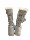 Totes Womens Jami White lace up mid calf Winter & Snow Boots Shoes US 6.5 W