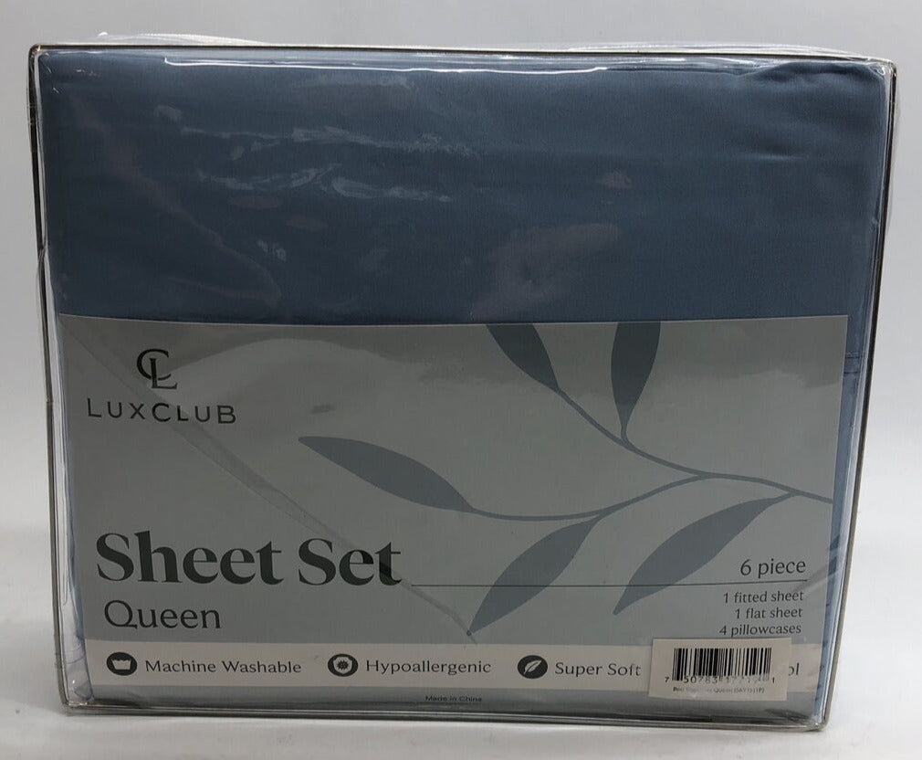 LuxClub Sheet Set Sheets Deep Pockets 18