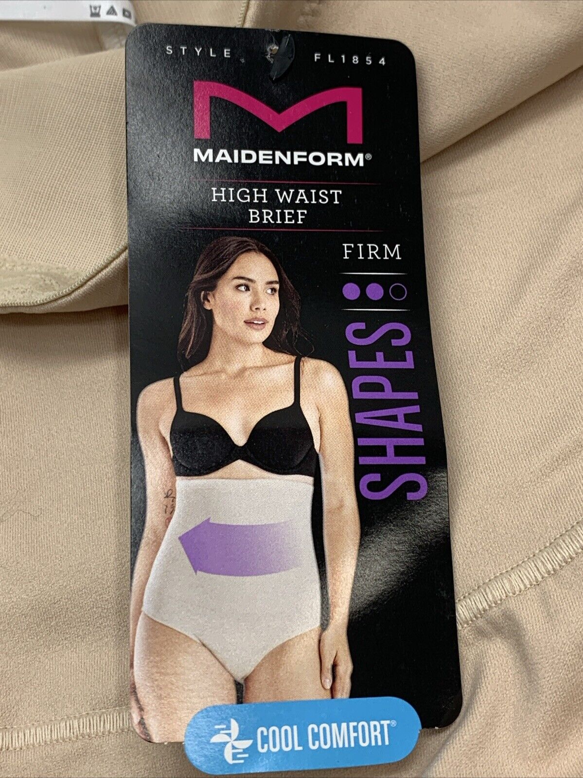 Maidenform Flexees Women's 251770 Hi-Waist Brief Firm Control Shapewear Size M