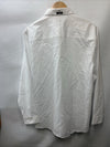 Kenneth Cole Unlisted Men's Dress Shirt Slim Fit Solid Long Sleeve Size L White