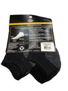 Dickies Men's Dri-tech Moisture Control No Show Socks 5-9 Black/Gray - 6 Pairs