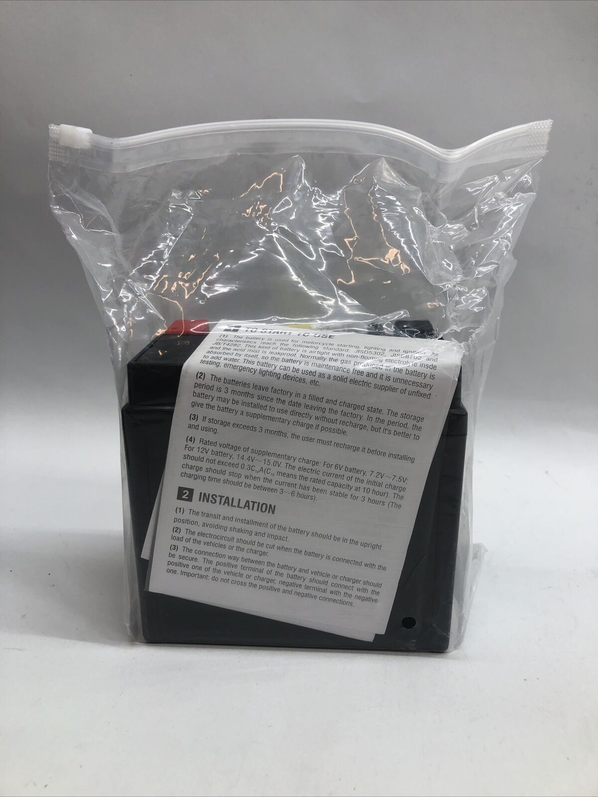 YTX9-BS Absorbent High Performance Power Sports Sealed Rechargeable Battery