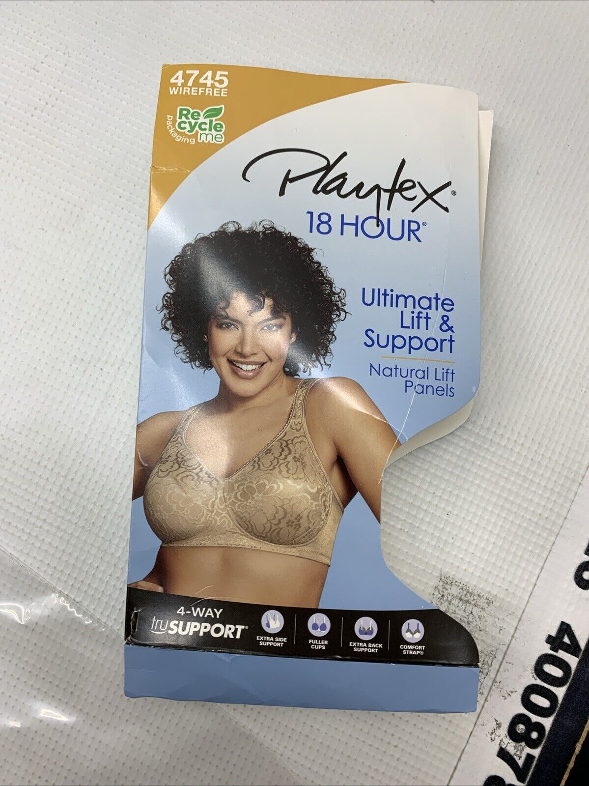 Playtex 18 Hour Bra Wirefree Ultimate Lift True Support Womens Natural Soft 36B