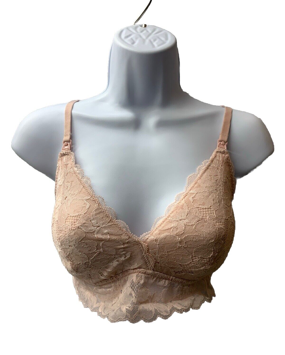 MOMANDA Lace Nursing Bra Wirefree Padded Breastfeeding Maternity Bras Sz S plus