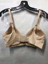 Hanes Women's ComfortFlex Fit Perfect Coverage Wirefree Bra Dotted Size L Beige