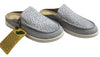 Waco SPENCO St. Maarten Women's Size 6D Perforated Suede Slip-On Mules Gray