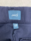 JAG Women's Maddie Mid Rise Bermuda Pull-On Shorts with Pockets Size 12 Casual