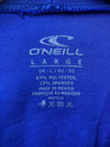 O'Neill Basic Skin SS Rash Guard Pacific Shirt 3341-018 Size L Short Sleeve Blue