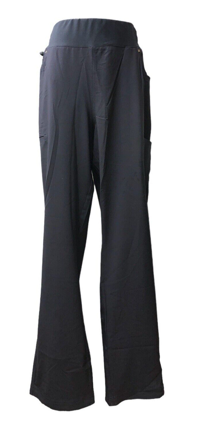 Cherokee Scrubs Mid Rise Straight Leg Pull-On Tall Pant Contemporary XL Pewter