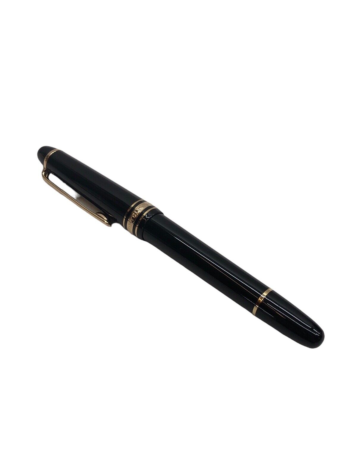 Montblanc Gold Classique Luxury Roller Ball Pen 162 Gold-plated Clip Black