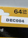 Kodak 64GB Class 10 UHS-I U1 SDXC Memory Card Storage for Tablet, Smartphone