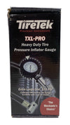 TireTek TXL-PRO 170 PSI Heavy Duty Tire Pressure Inflator Gauge and Rubber Hose