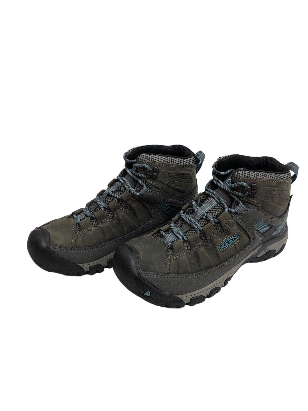 Keen Targhee III Women's Size 9 Gray Blue Waterproof Mid Hiking Boots