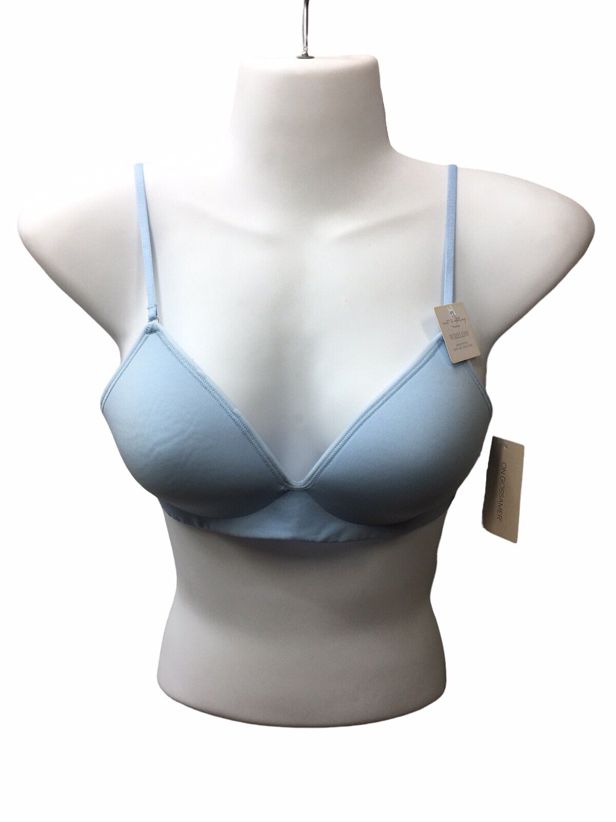 On Gossamer Next To Nothing Micro Wireless Bra G7190 Cerulean Size 30C Blue