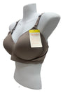 Warners Bra Medium Taupe Wire Free Extra Side Coverage Back Soothing Padded Med