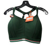 Panache Racerback Non-Wire Sports Bra 7341R Forest Green Size 34FF Racerback