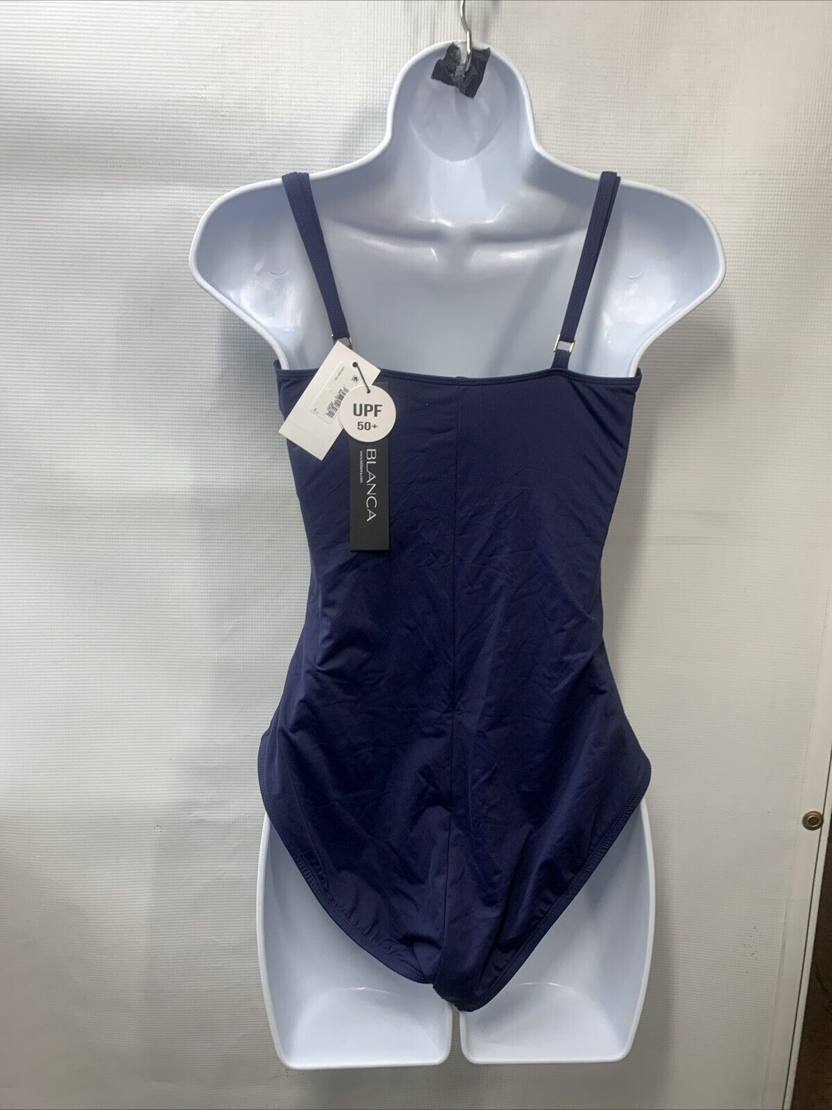 La Blanca Island Goddess Lingerie One Piece Swimsuit Indigo LB0IG24 Size 12