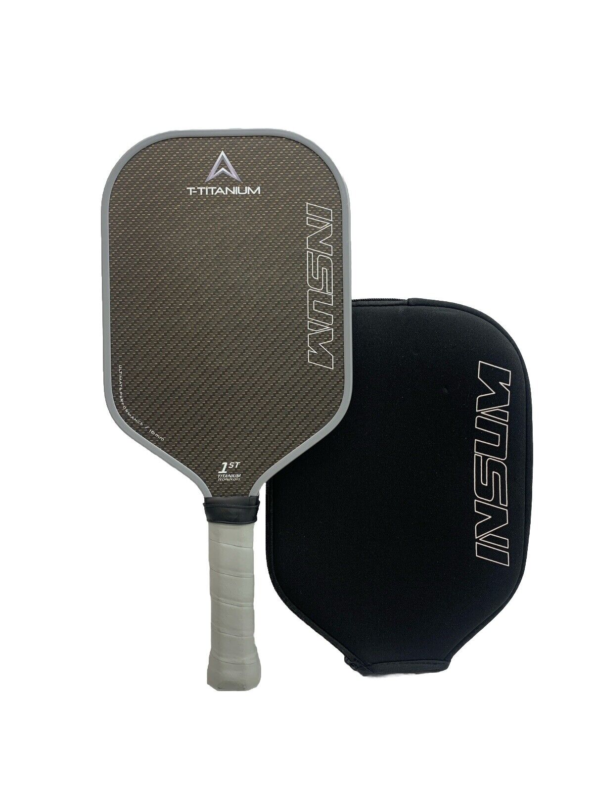 INSUM T-Titanium Pickleball Paddle with free Cover for Reliable Power and Contro