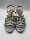 Women's Naturalizer, Baylor Dress Sandal H1868S5022 Silver Synthetic Wm Size 10w