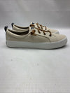 Sperry Womens Crest Vibe Linen Sneaker Oat Size 9.5 Lace-up Shoes Classic Casual