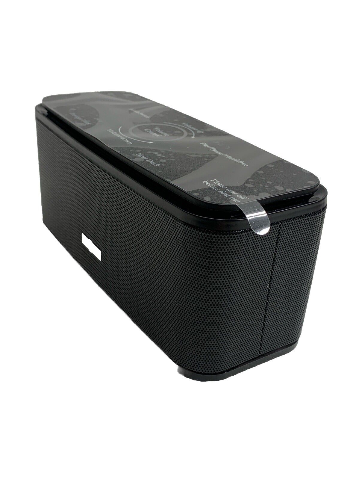 DOSS SoundBox Wireless Portable Bluetooth Speaker System Black for Home, Outdoor