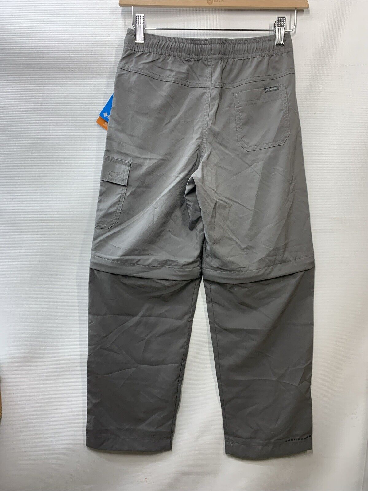 Columbia Boys' Silver Ridge IV Convertible Long Pants City Gray AB7555 Size YM