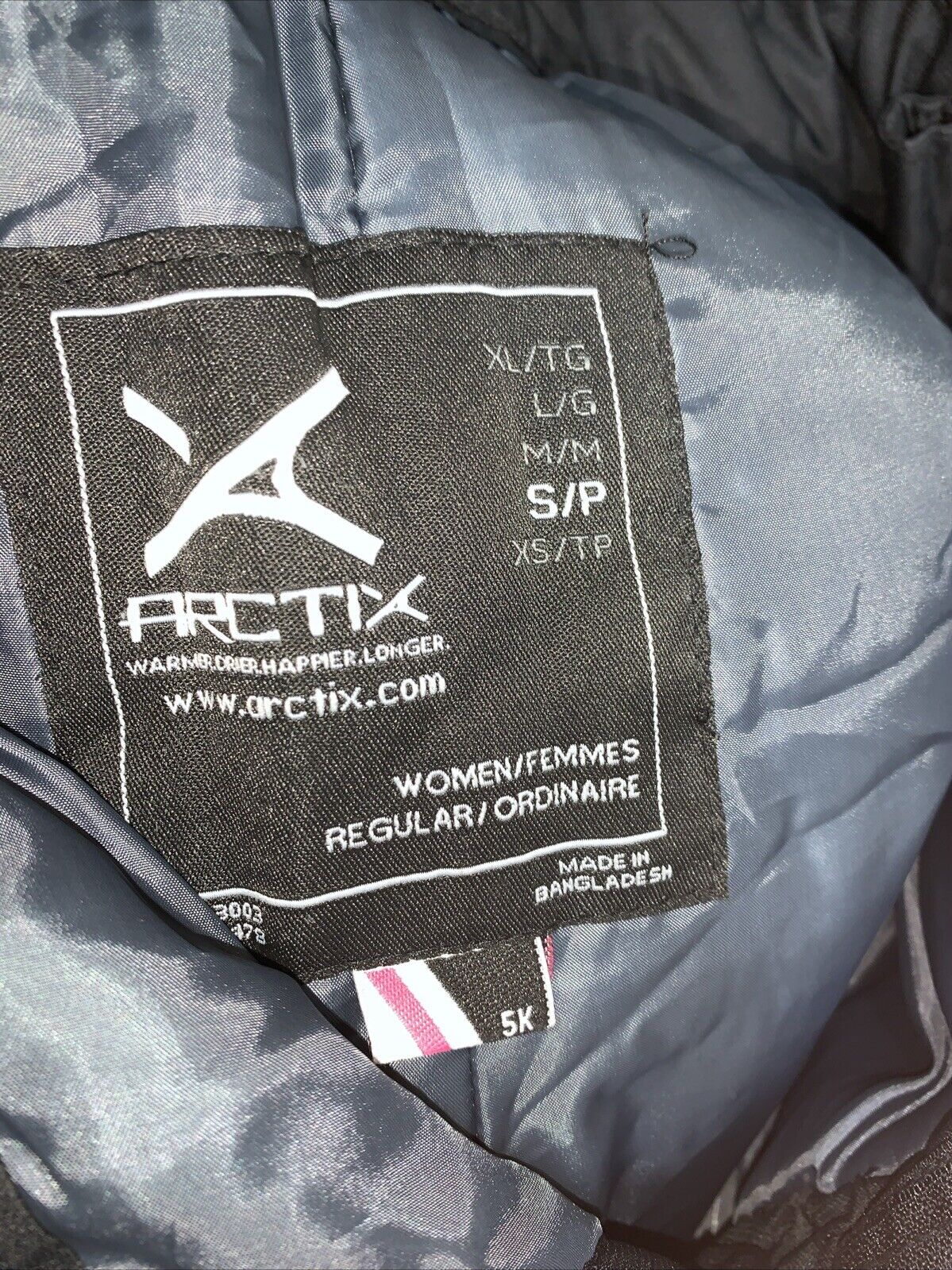 Arctix Womens Snowsport Cargo Pants Size Small (4-6) 31 Inseam Black with Pocket