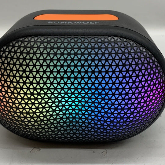 PunkWolf Bluetooth Speaker High-Quality Audio Portable & Stylish D68F RGB LIGHTS