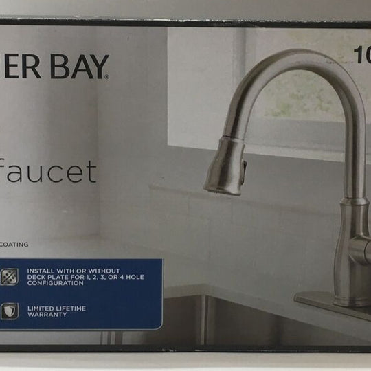 Glacier Bay Kagan Single-Handle Pull-Down Sprayer Kitchen Faucet FP1B4201SP