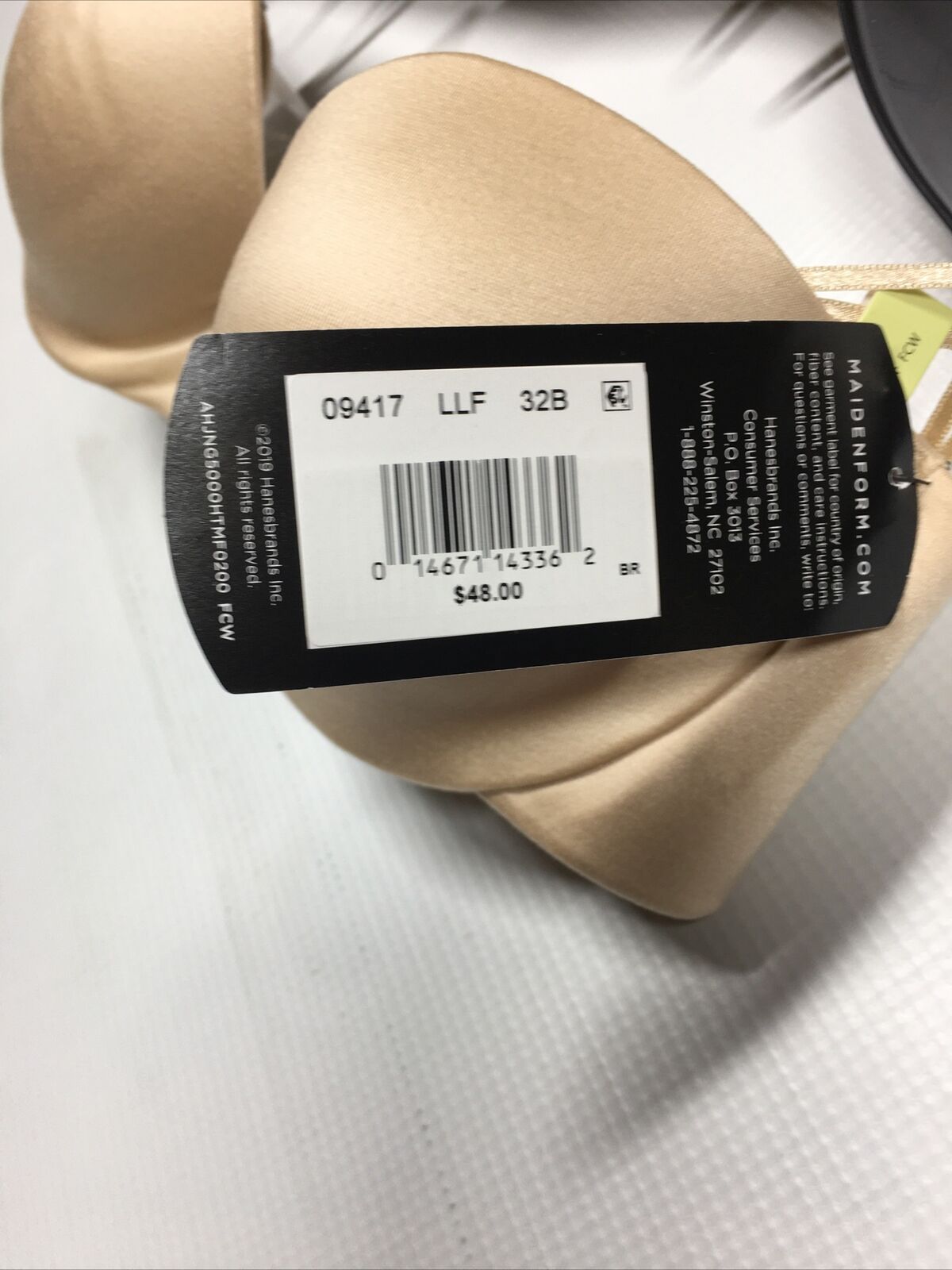 Maidenform Custom Lift Strapless Bra Size 38D Custom Lift 09417 Flex Straps